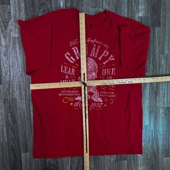 World Infamous GRUMPY Lean & Mean Disney Parks T Shirt 2XL Hanes Authentic - Picture 4 of 4